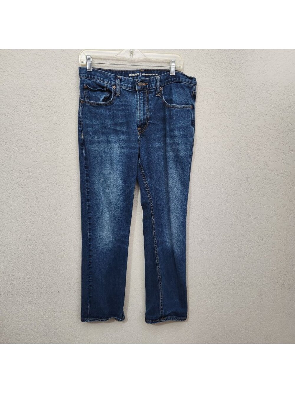 Old Navy Jeans Mens Blue Denim Straight-Leg Droit W33xL29